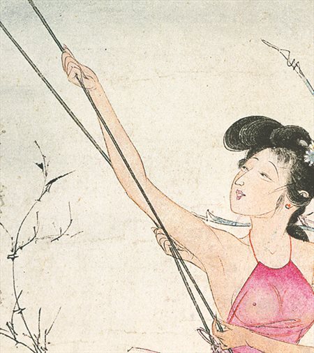 盱眙-胡也佛的仕女画和最知名的金瓶梅秘戏图